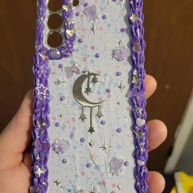 purple magical custom phone case