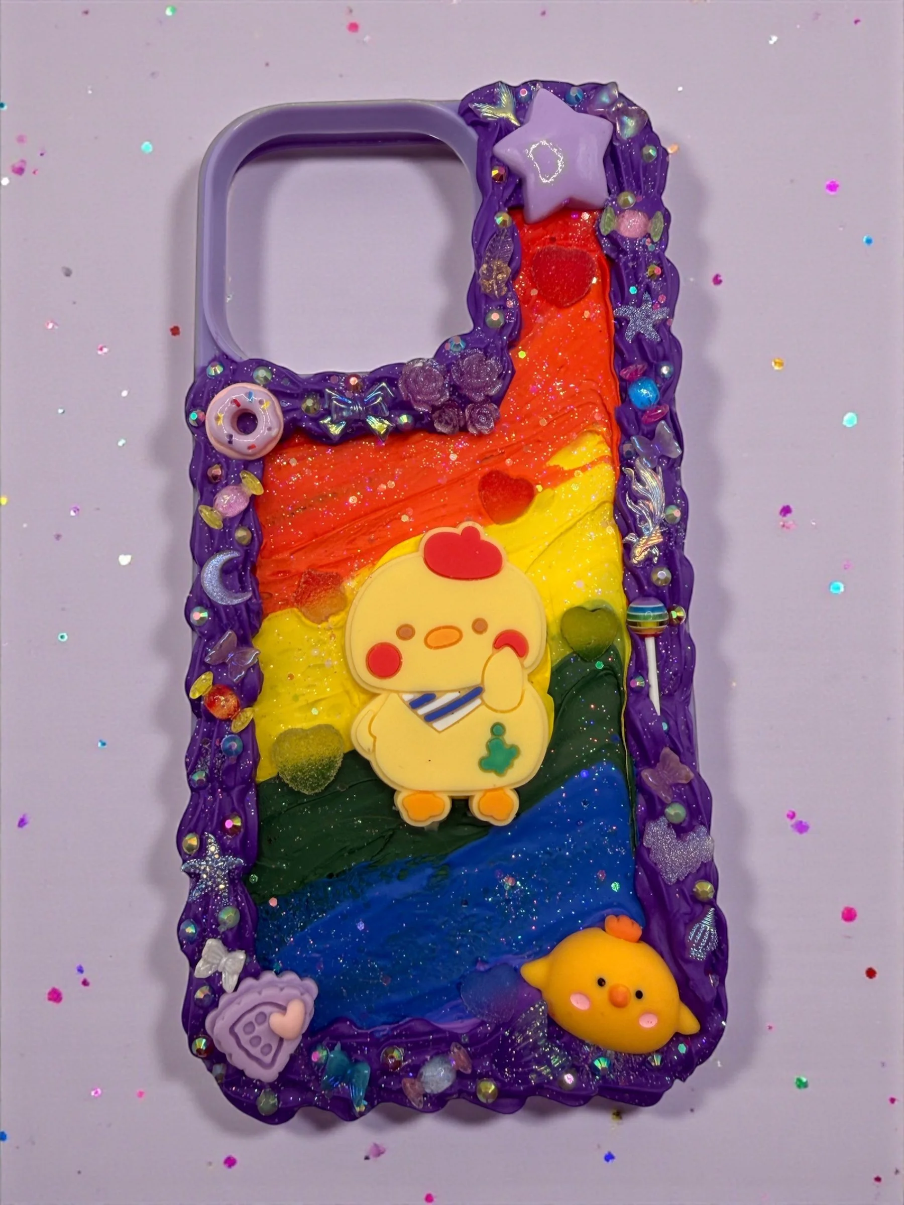 Artsy Birb in Vibrant Phone Case for all Phone Types - MADE TO ORDER