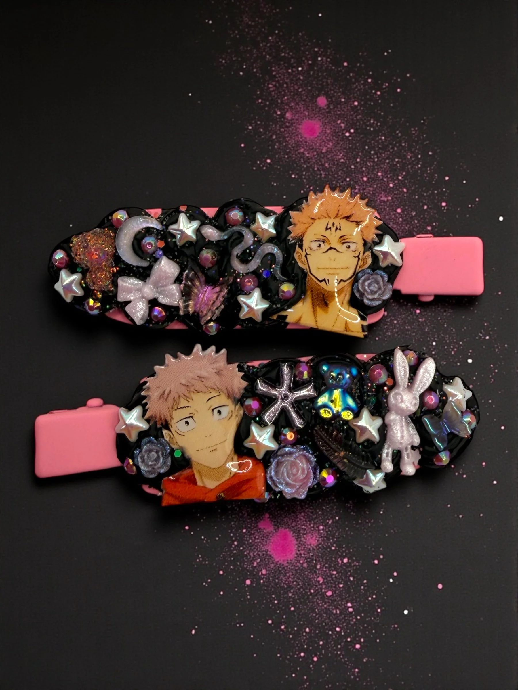 Curse King Hair Clip Set - MADE TO ORDER