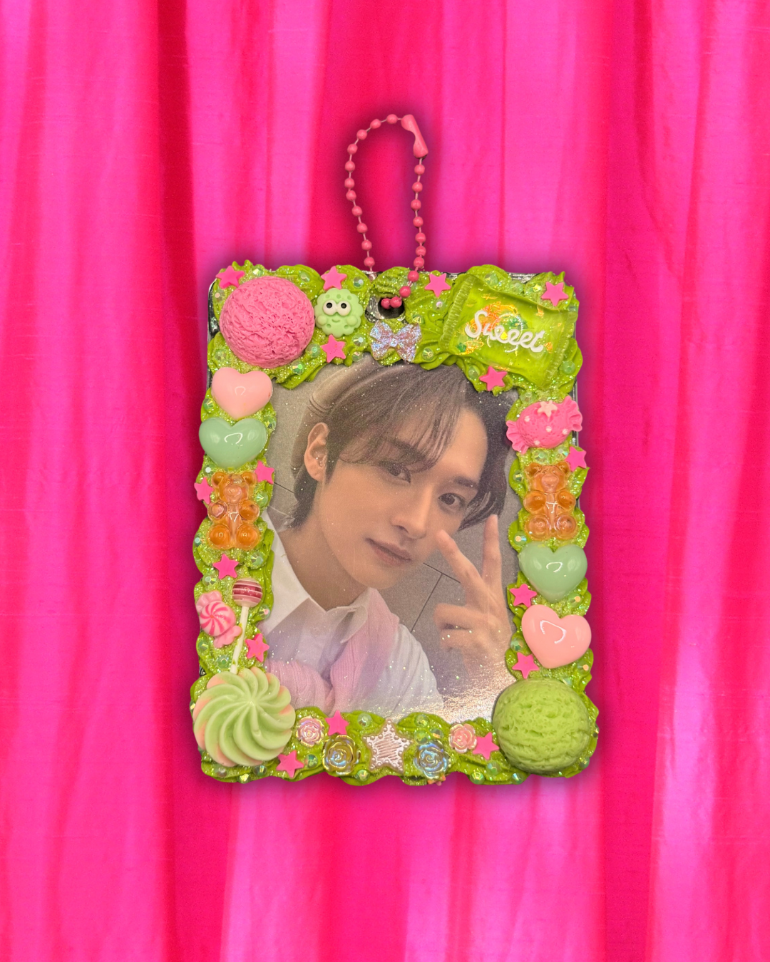 Sweet Watermelon Photocard Holder Keychain