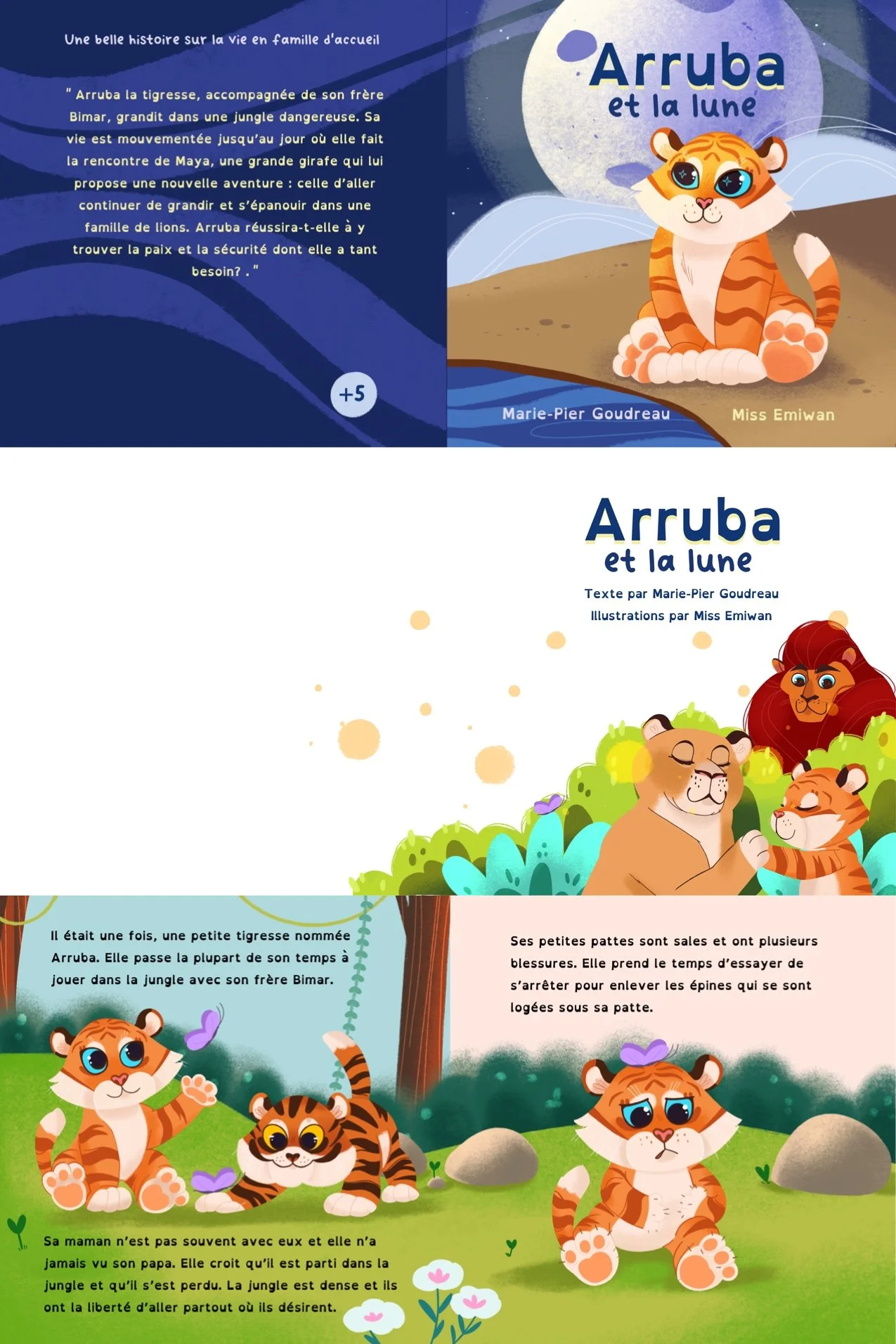 Children's book illustration - Arruba And The Moon