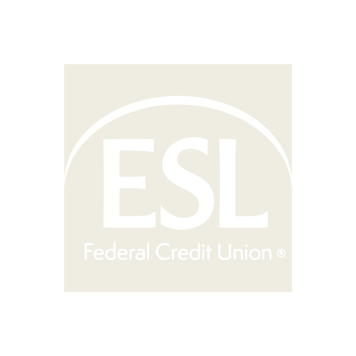 Logo of ESL Federal Credit Union with black text on a white background.