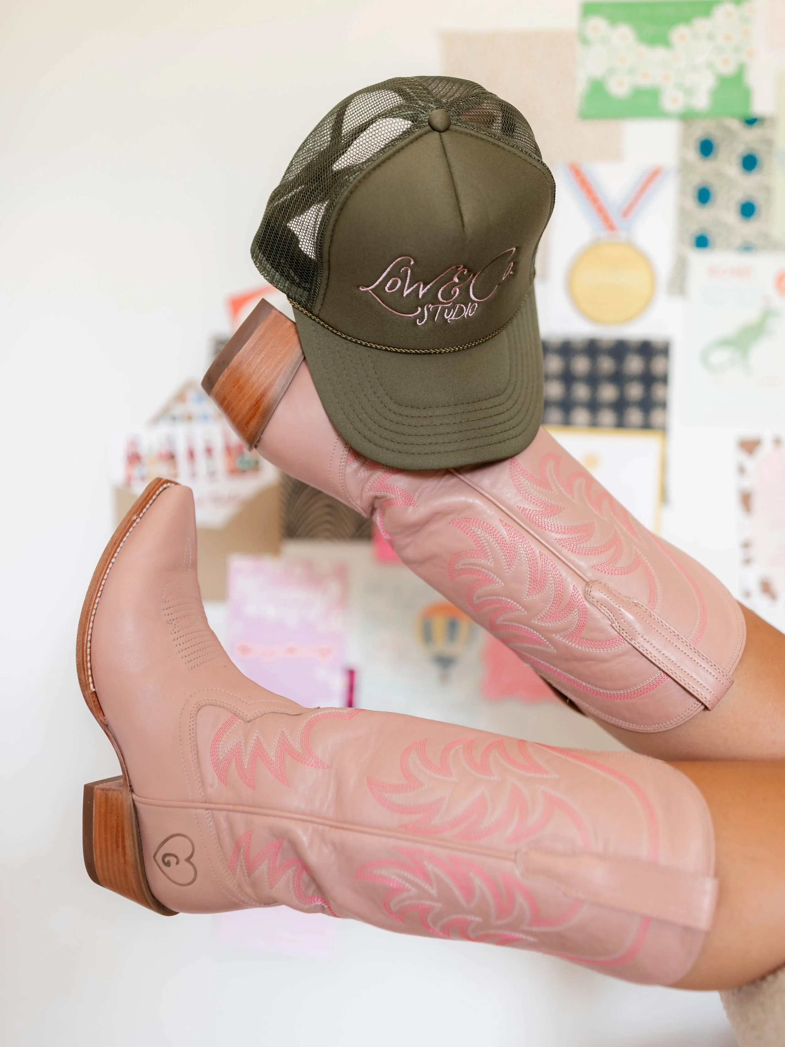 ready to kick my boots up as a vendor at @thecroftshow 🪩🦋 round top vibes in memphis? count me in!