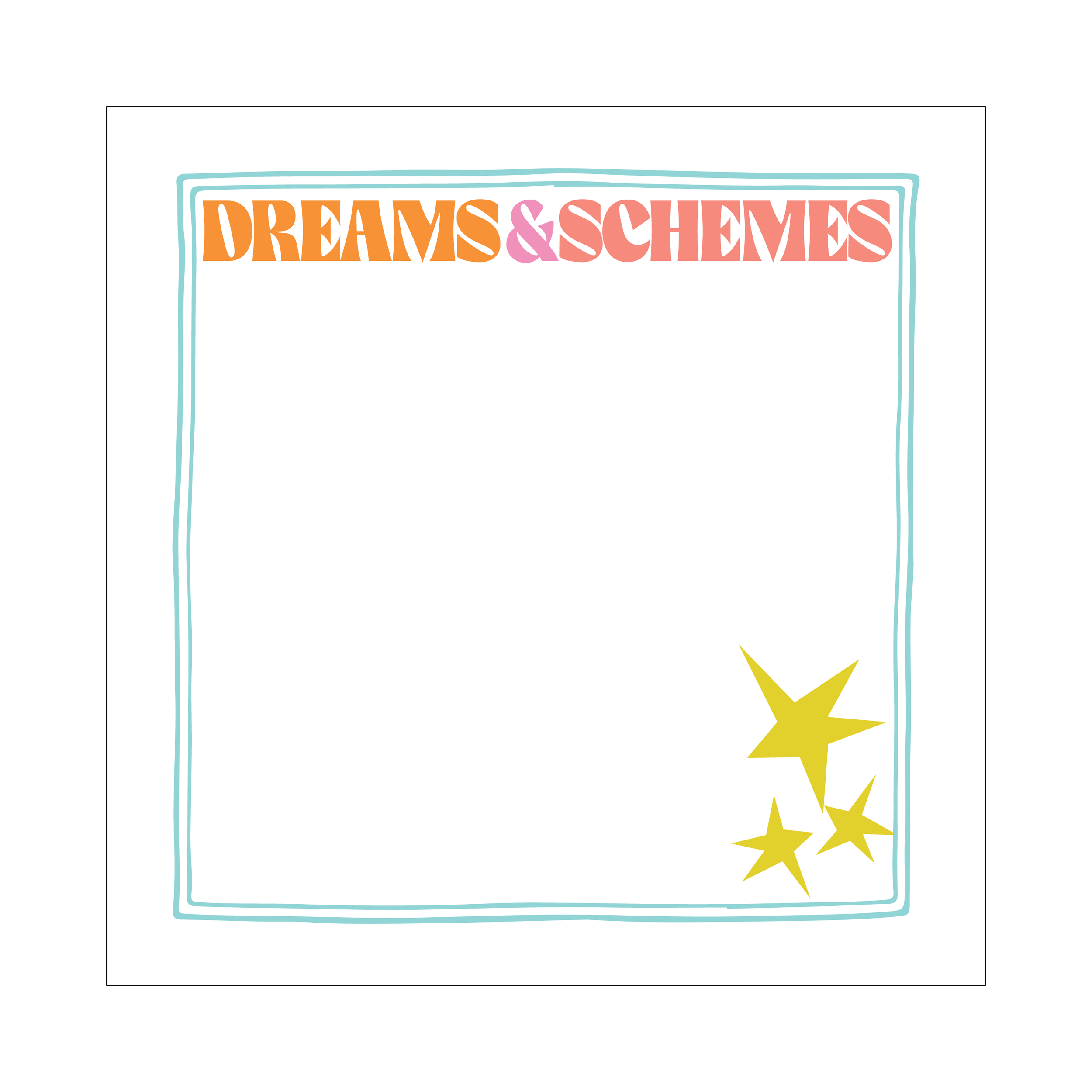 Dreams & Schemes Notepad