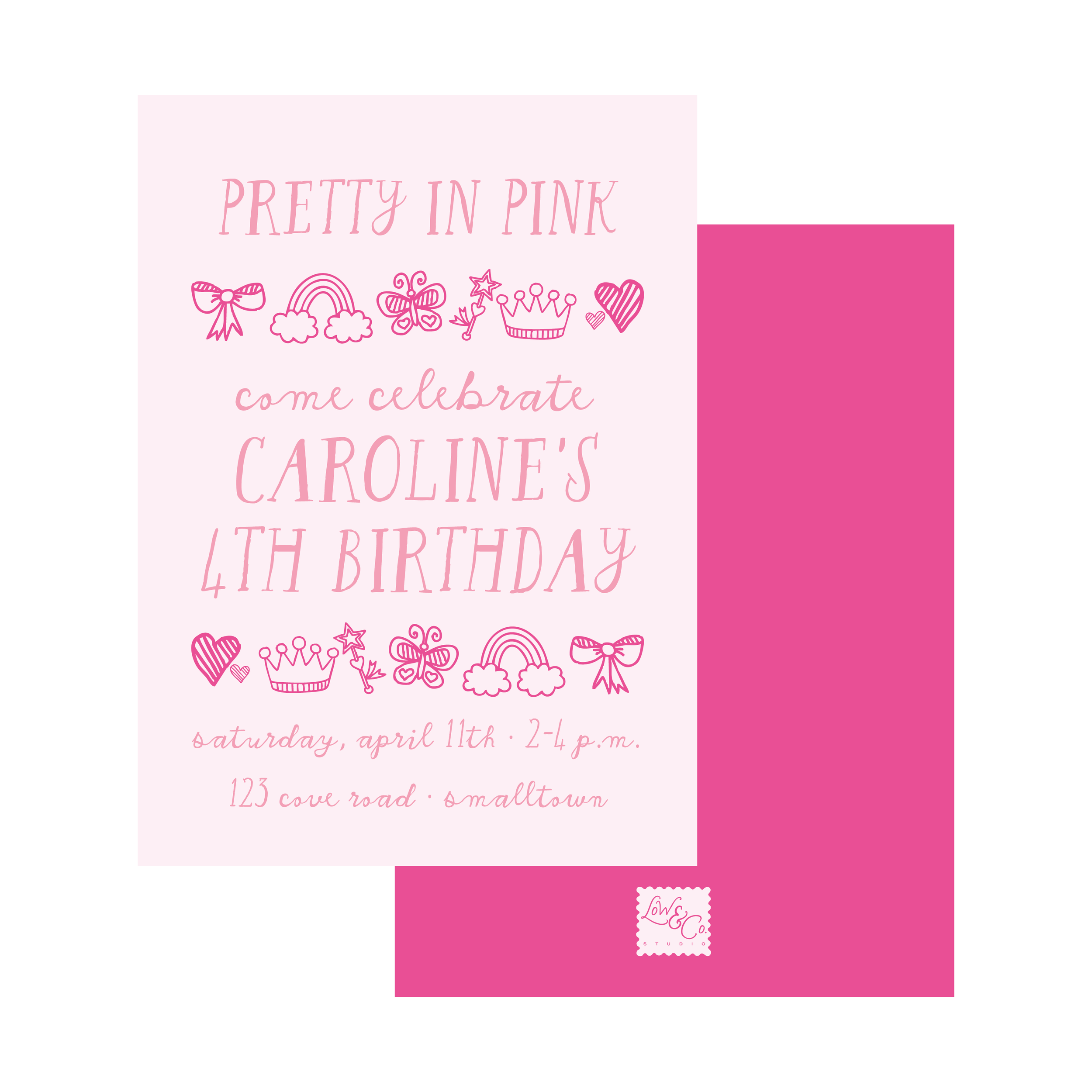 Pretty in Pink Invitation