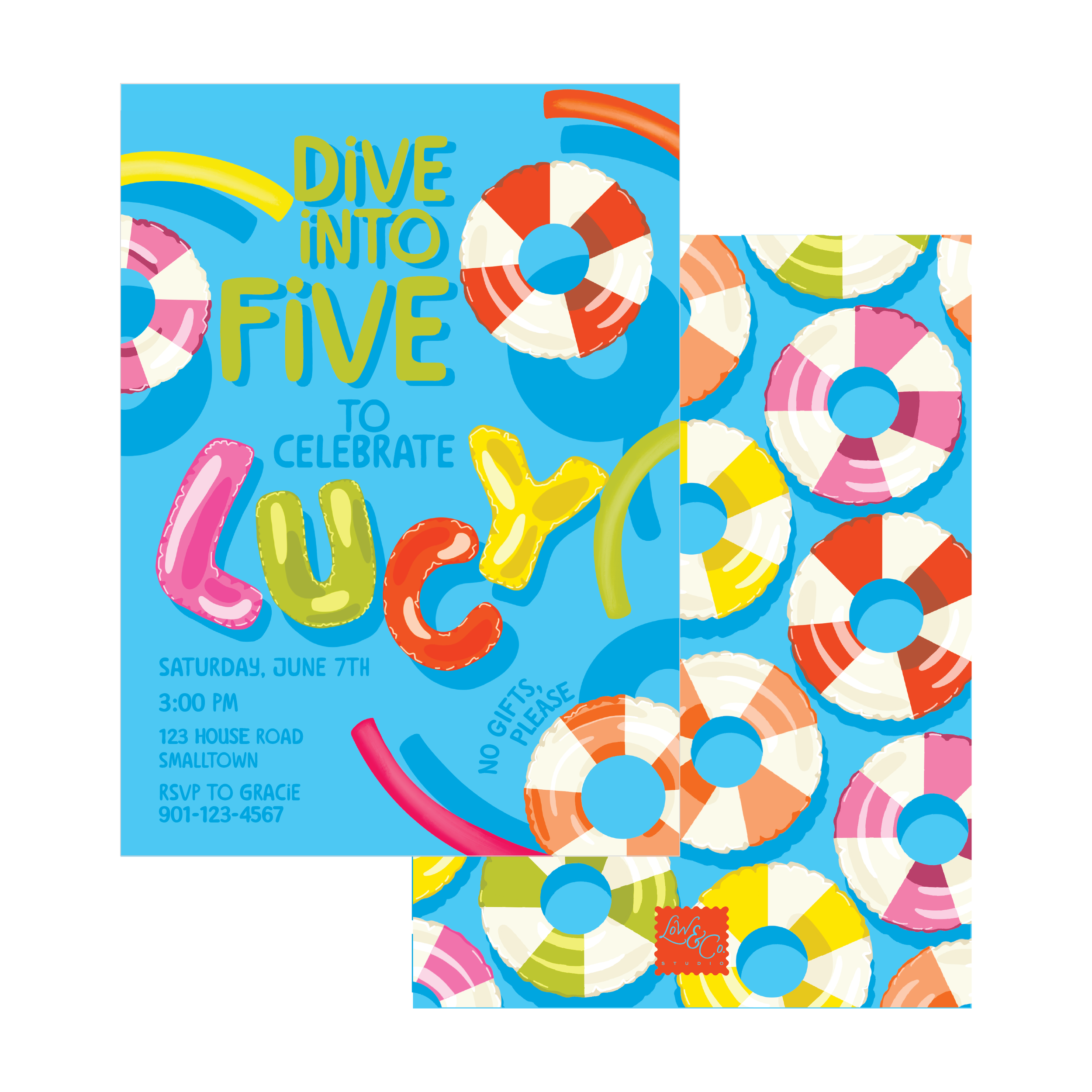 Dive into FIVE Invitation