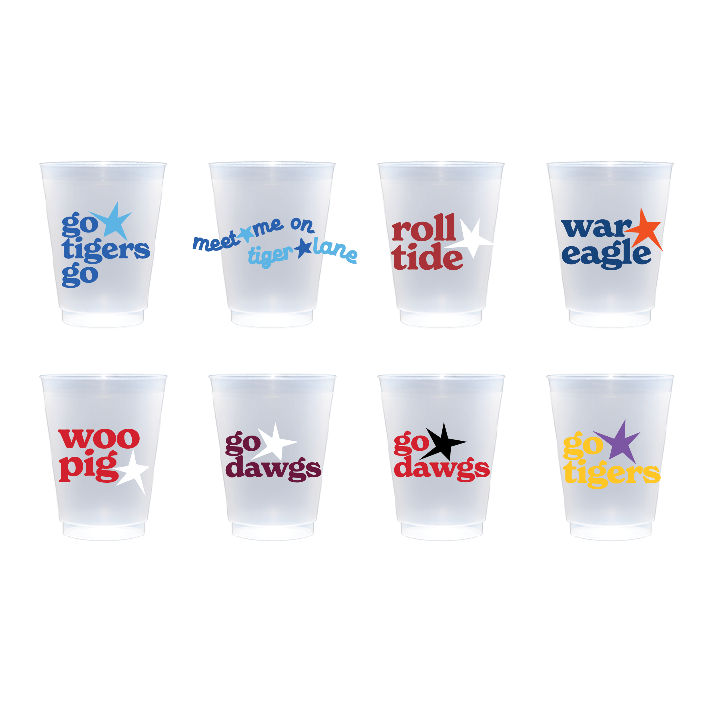 Tailgate Frosted Cups