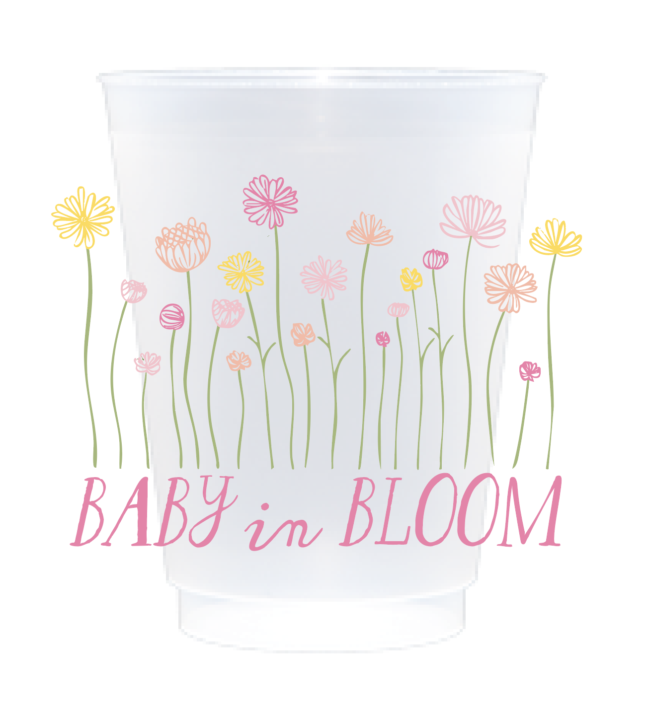 Baby in Bloom Cups