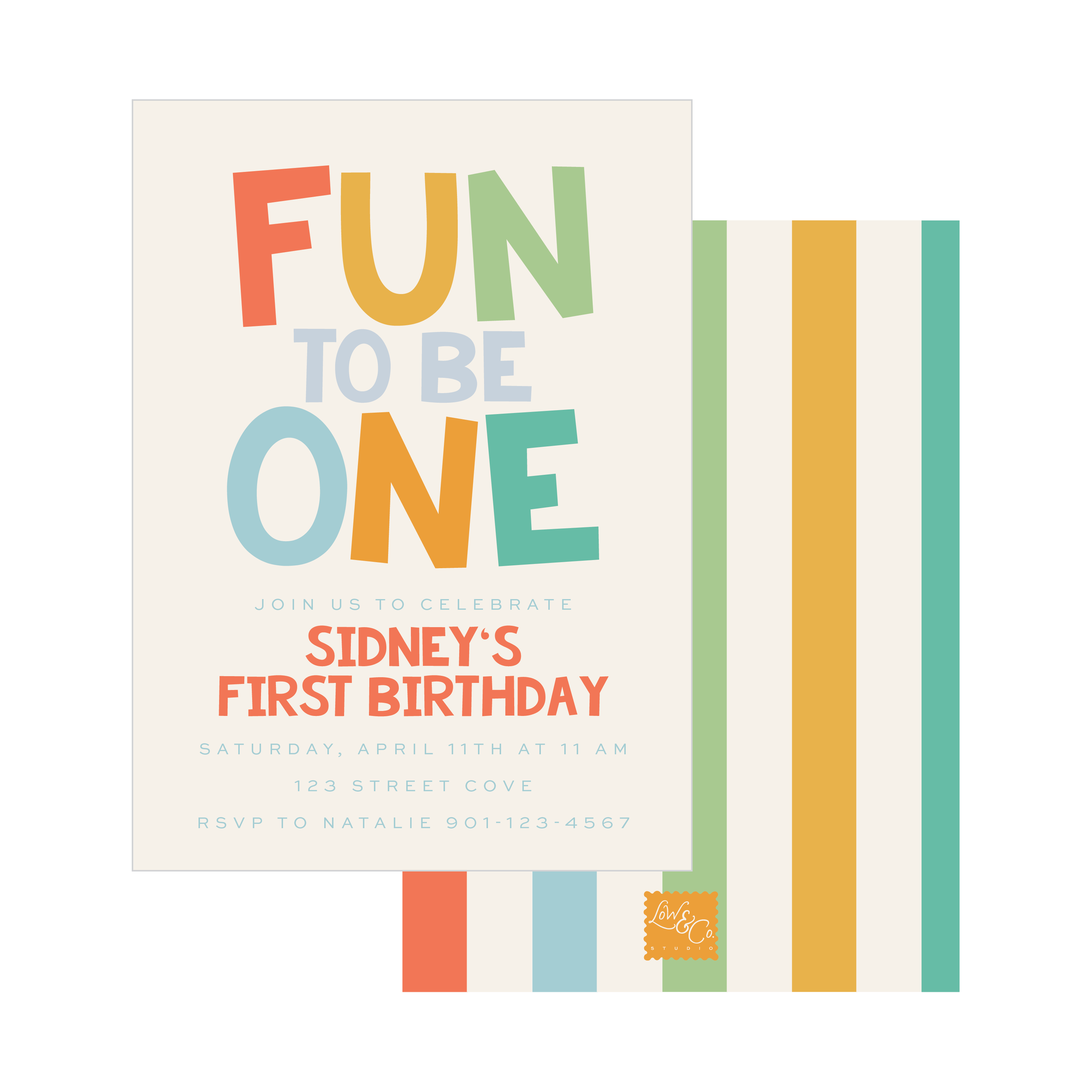 Fun to be ONE Invitation