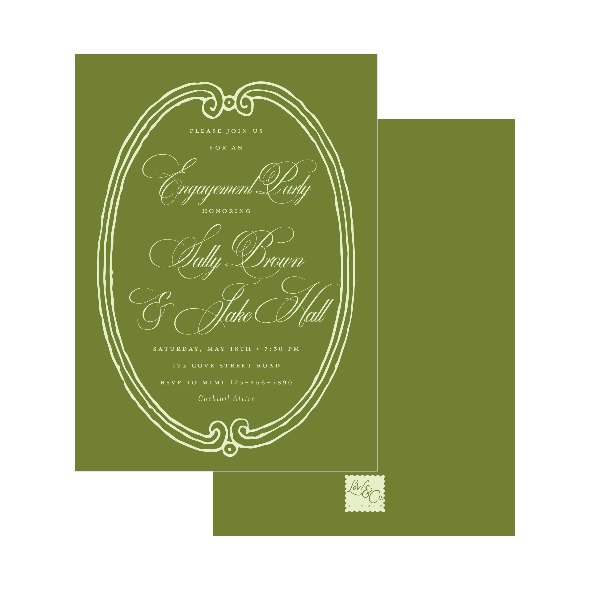 Fancy Frame Invitation