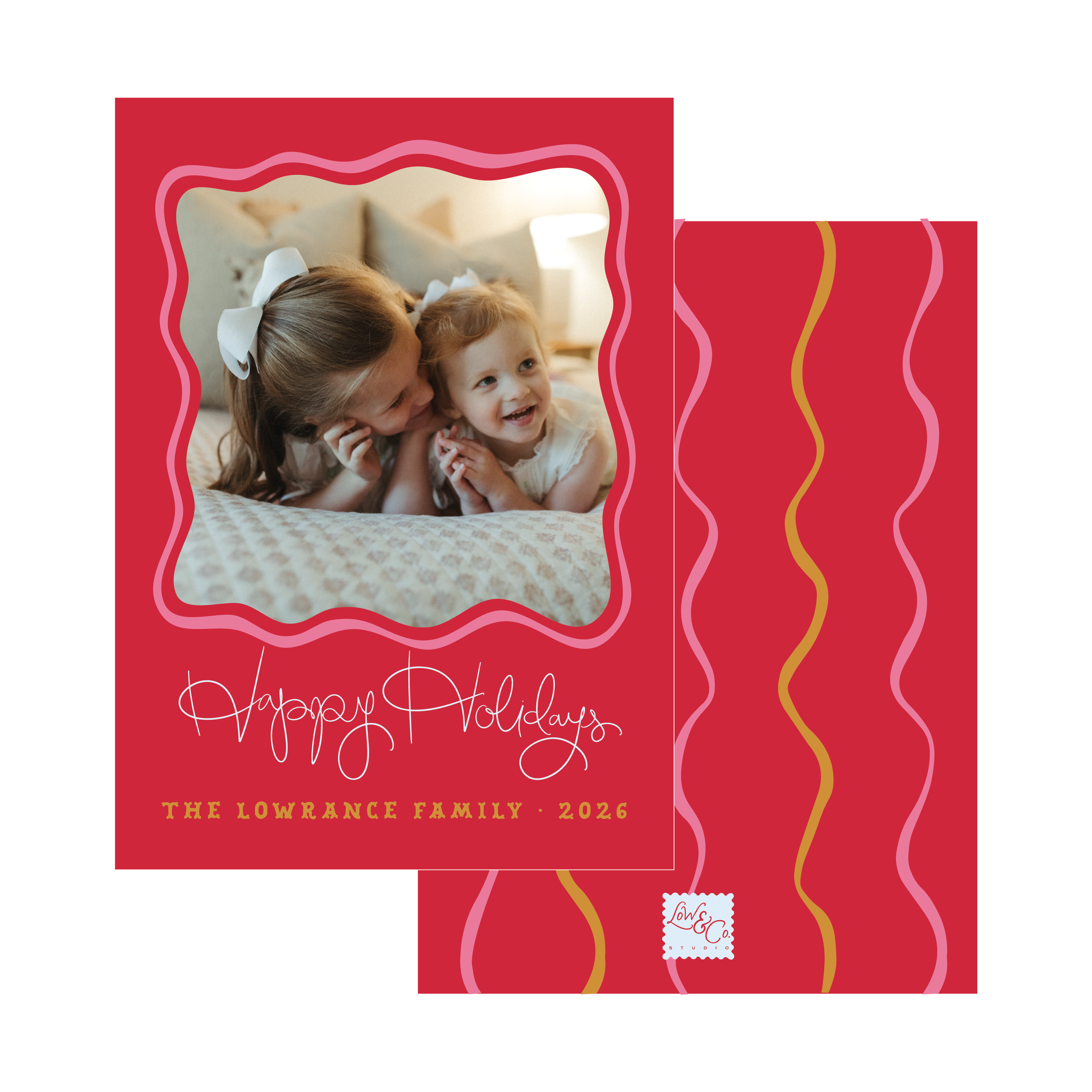 Wavy Christmas Card