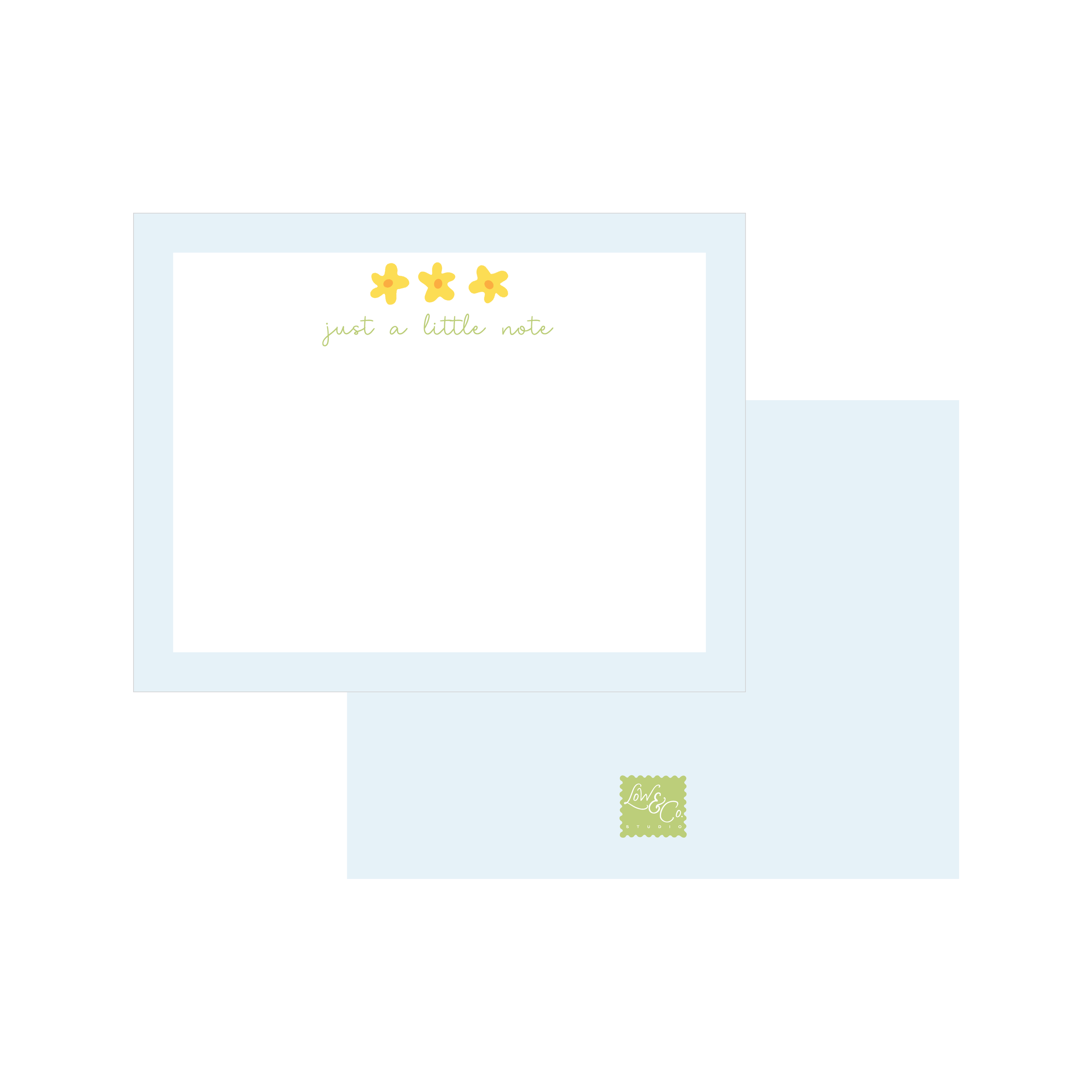 Just a Little Note Stationery