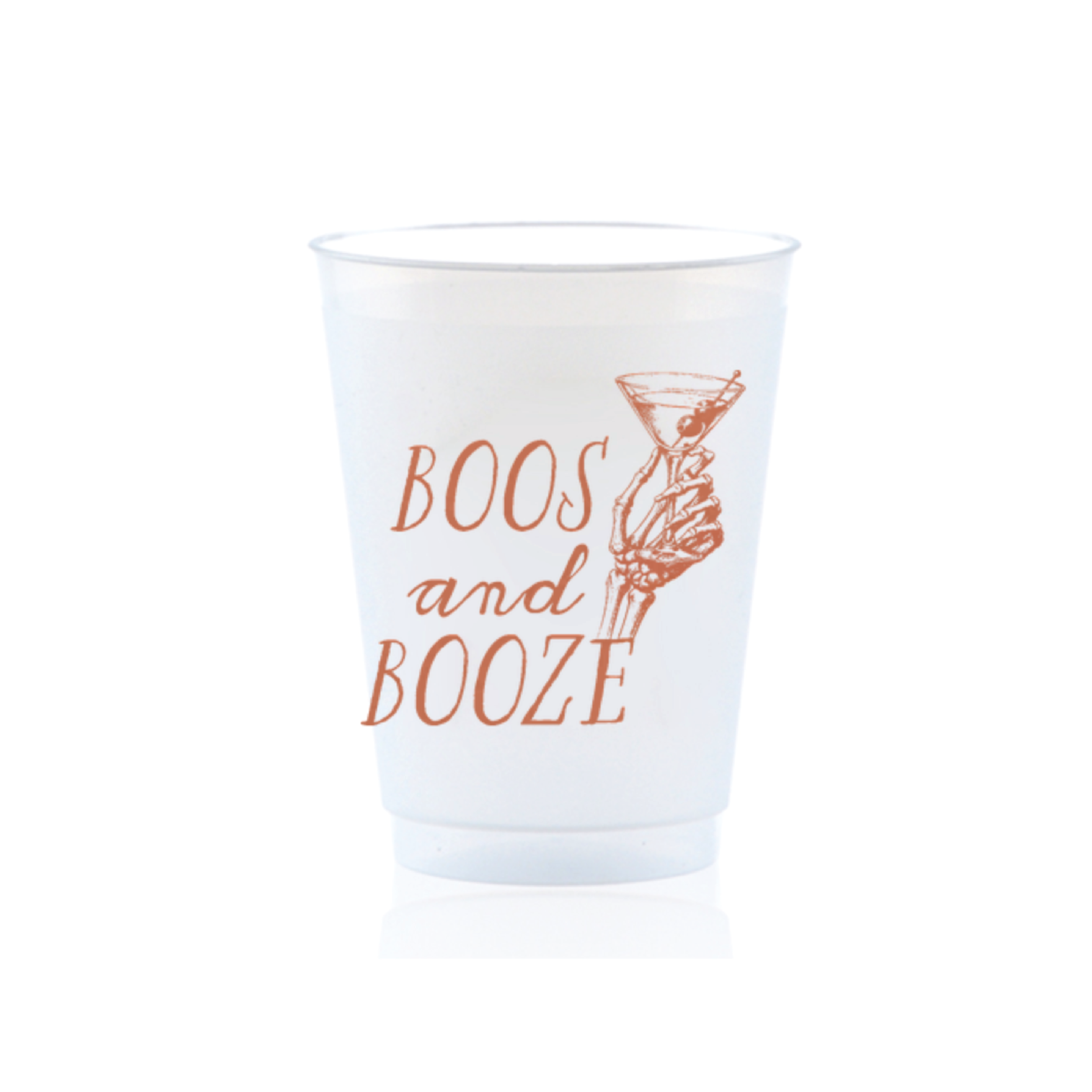 Boos and Booze Frosted Cups
