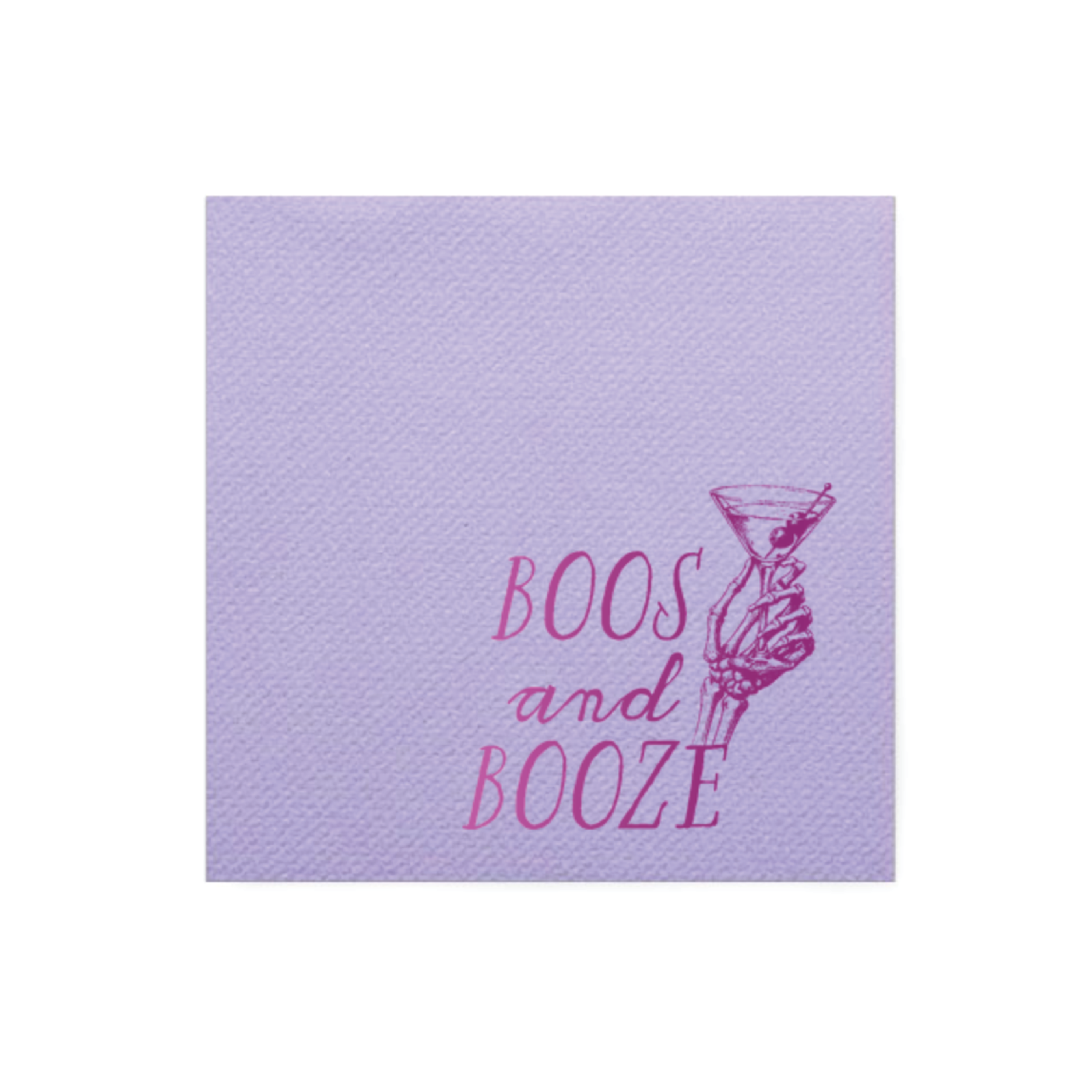 Boos and Booze Cocktail Napkins