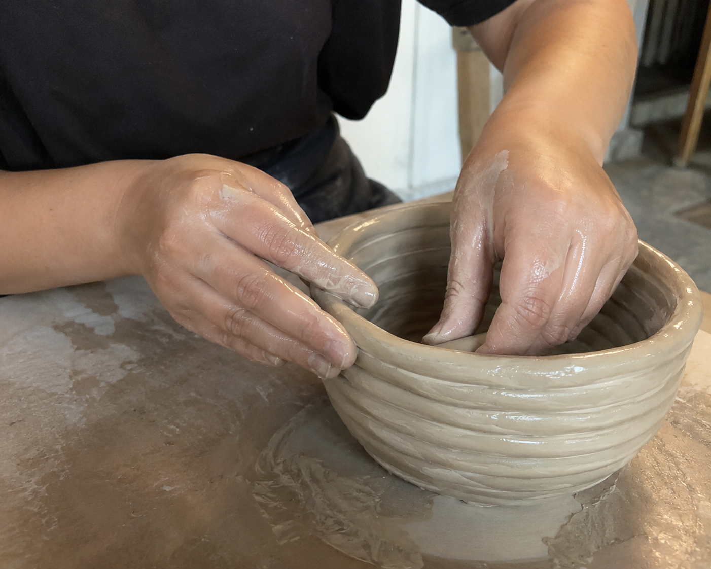 July 22 Handbuilding - Coil Bowls
