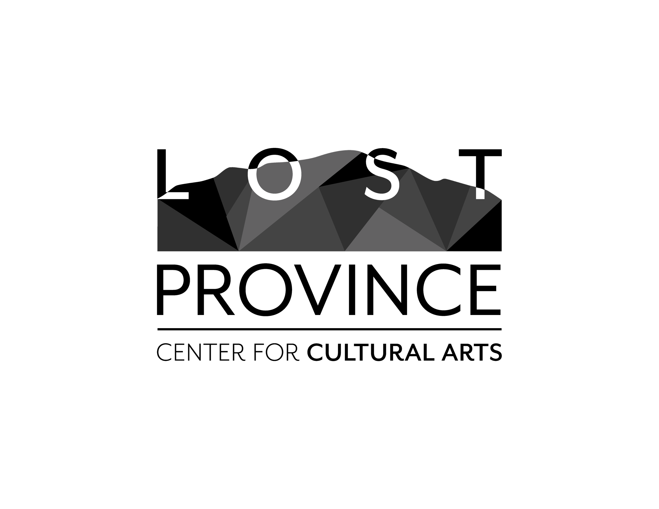 Lost Province Center for Cultural Arts logo with mountain design