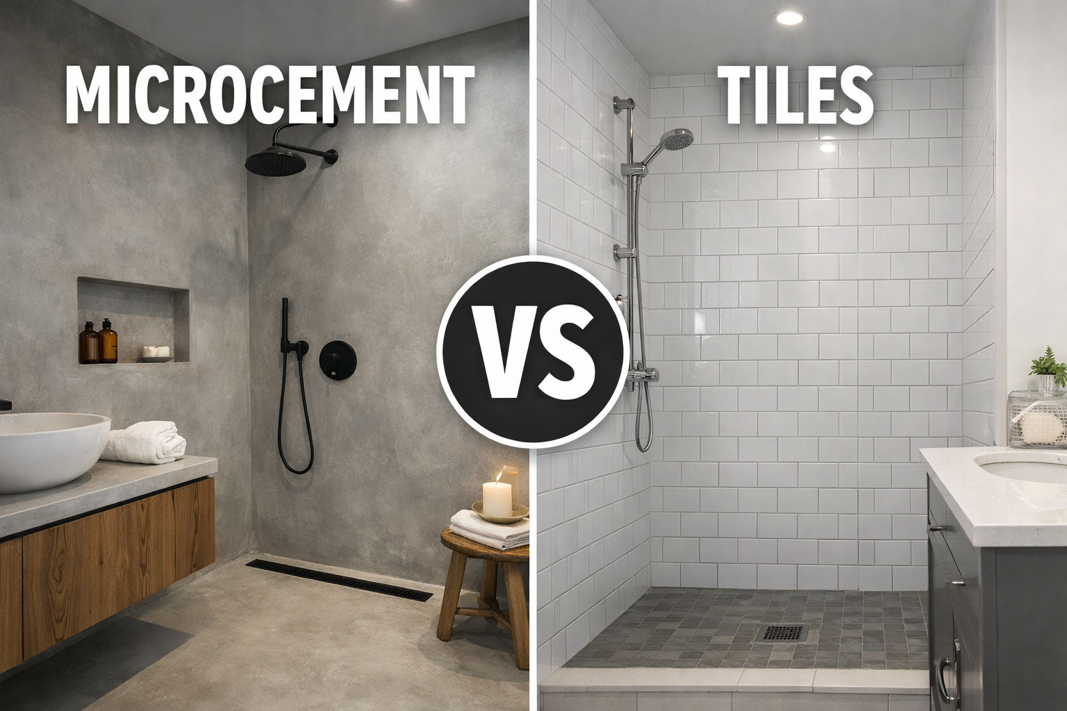 Microcement vs Tiles for Bathrooms – Which Is Better?