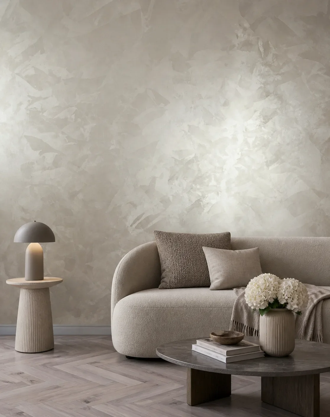 Silk effect wall finish Exeter