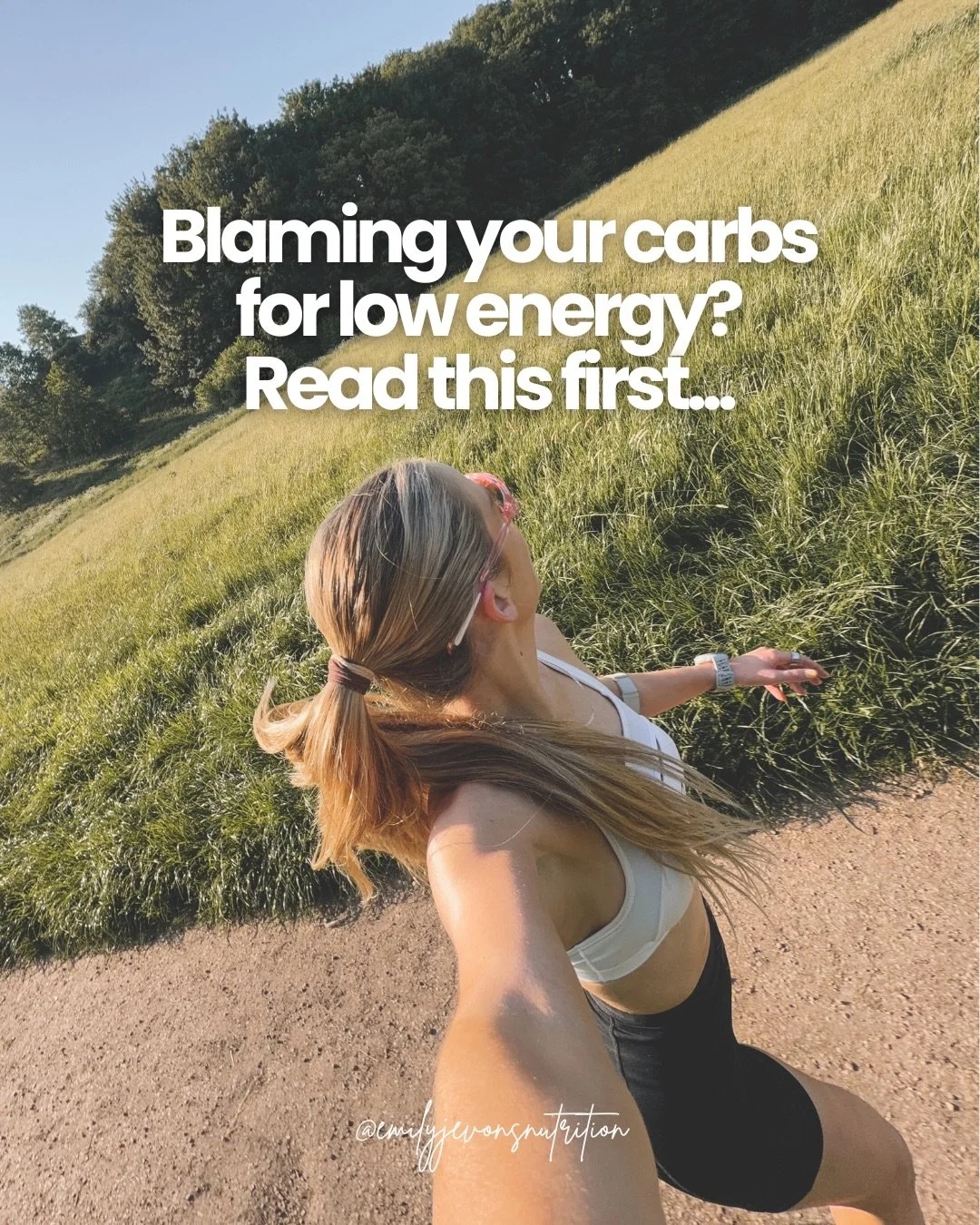 More carbs won&rsquo;t fix bad sleep. Or burnout. Or low iron. 🤷&zwj;♀️

Feeling flat in training is frustrating! Especially when you feel like you&rsquo;re doing everything right. But &ldquo;eat more carbs&rdquo; is only the right answer if carbs a