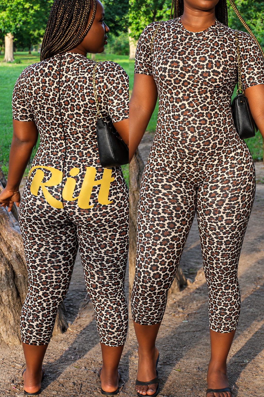RIFF Leopard Jumpsuit