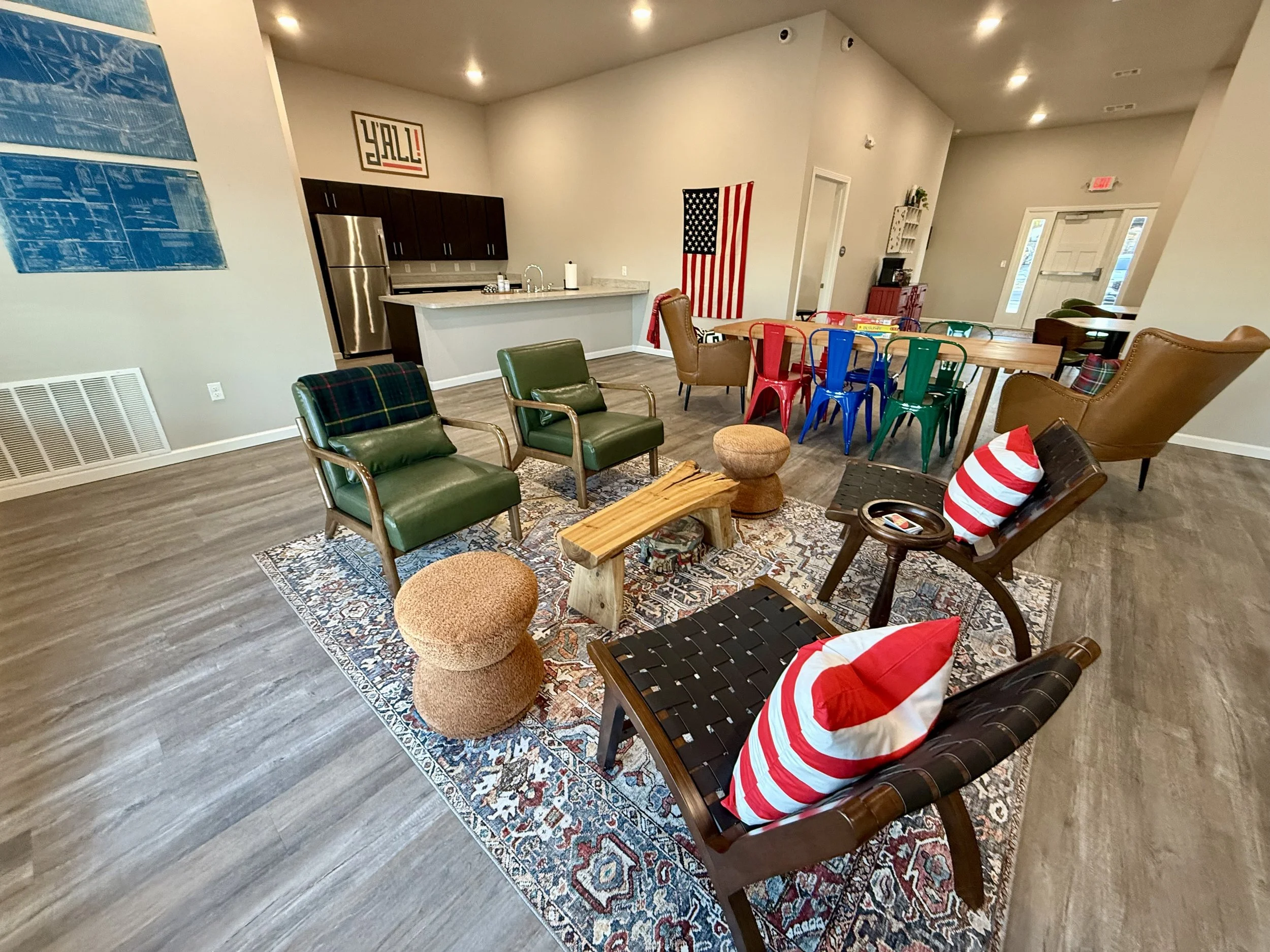 An eclectic, curated space for families to gather. 