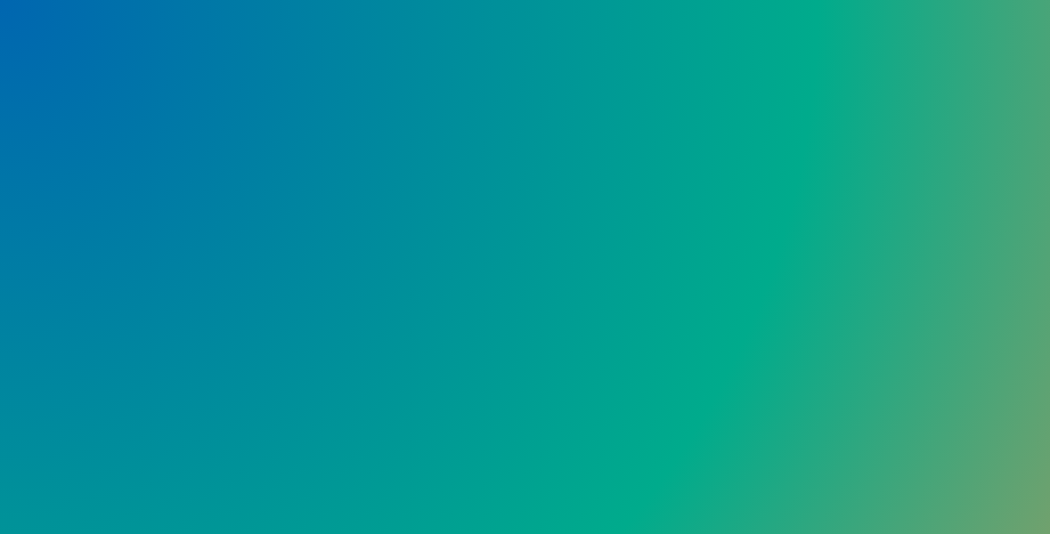 A gradient background transitioning from blue on the left to green on the right.