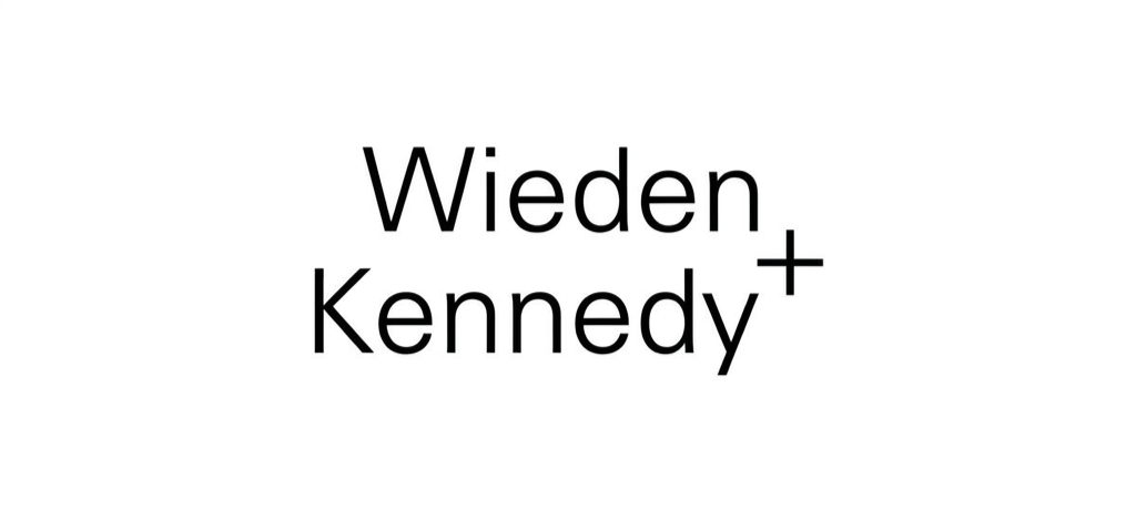 Text on white background reads "Widen + Kennedy" in black font.