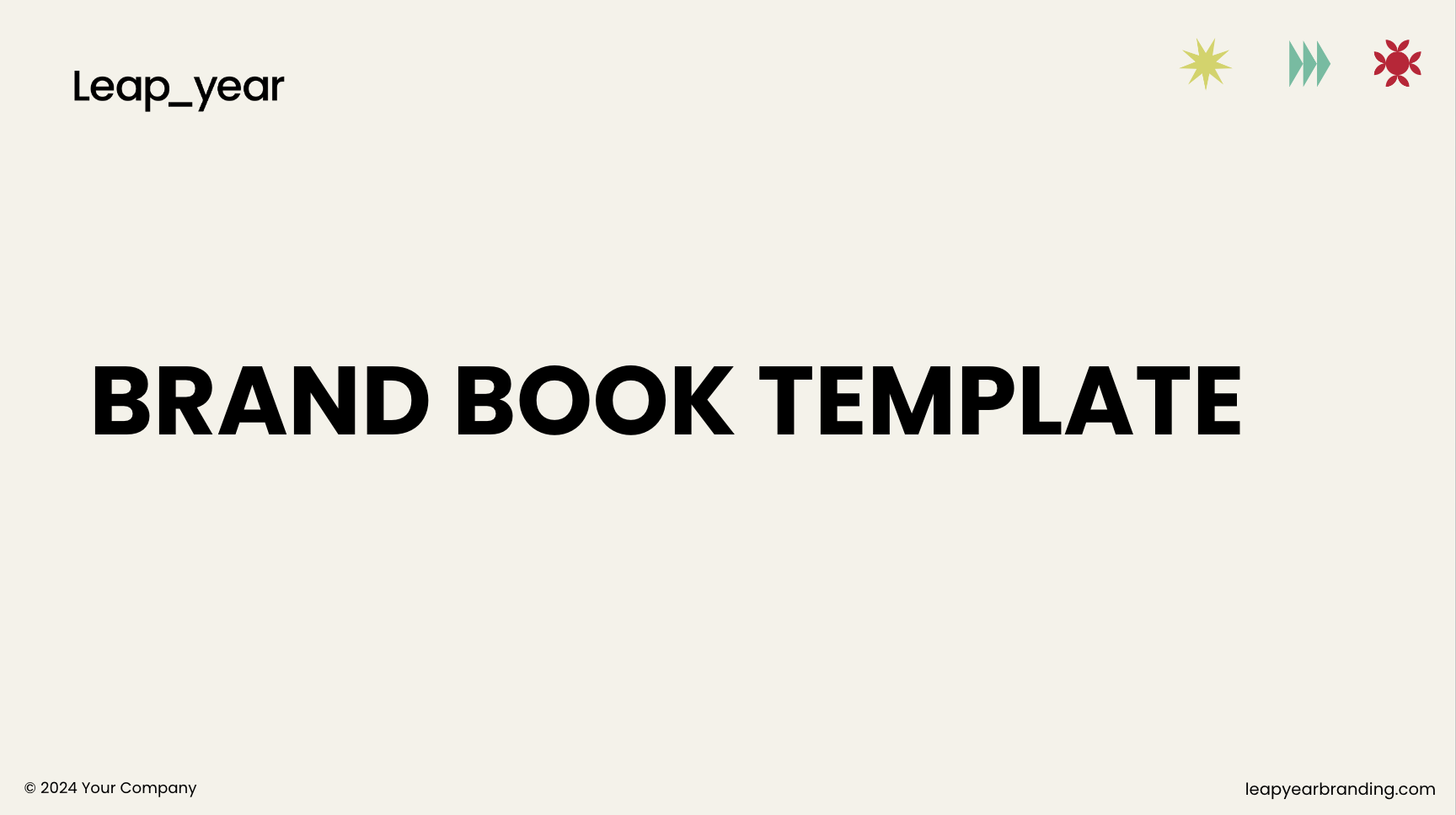 Brand Book Template