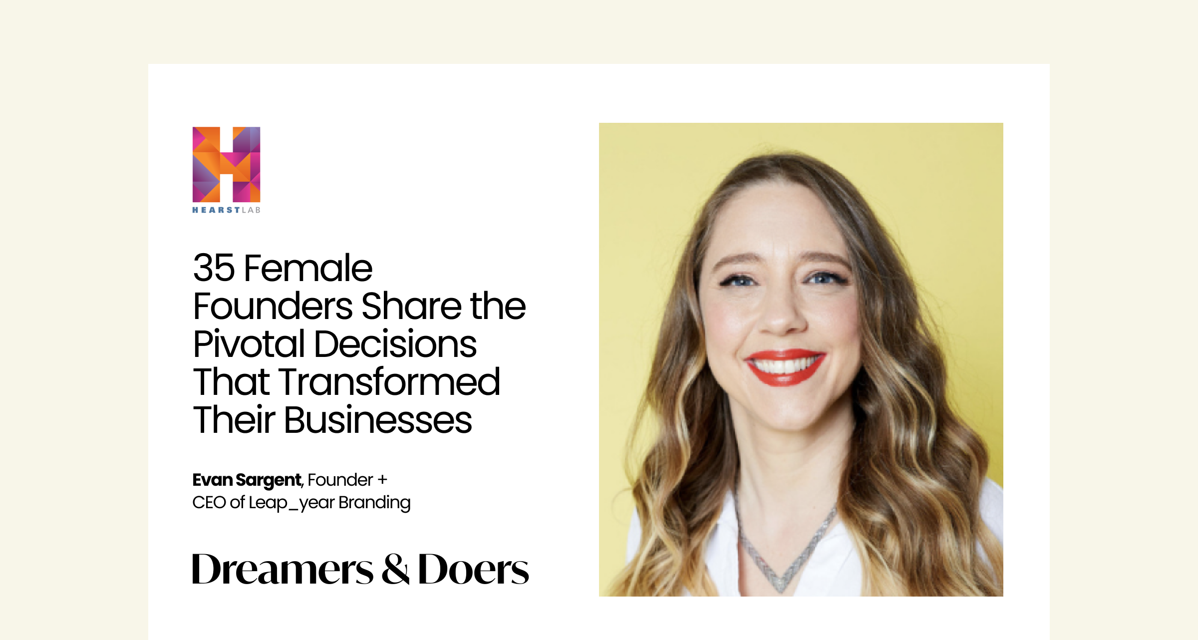 Feature | HearstLab: Pivotal Decisions That Transformed Their Businesses