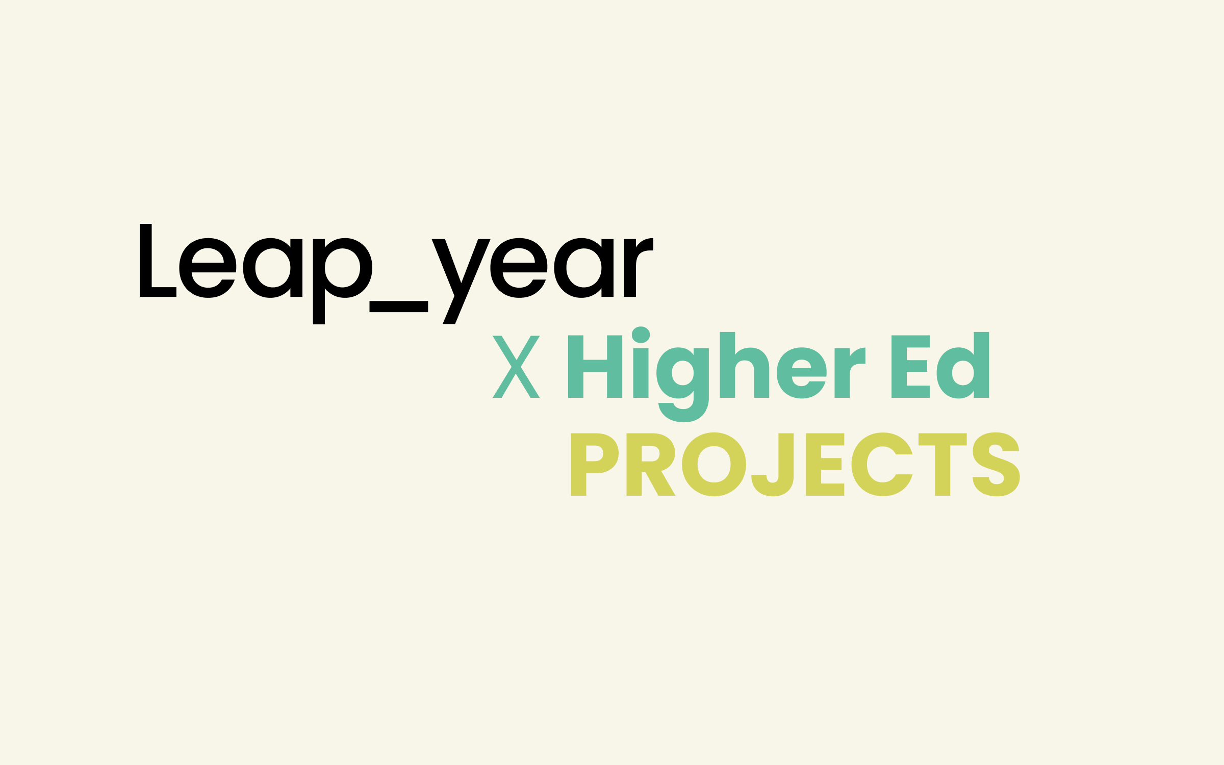 Leap_year X Higher Ed