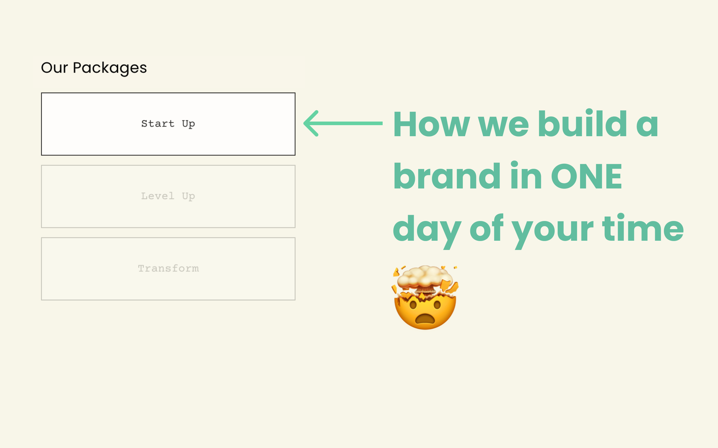 The Leap_year Startup Package: How we build a brand in one day of your time