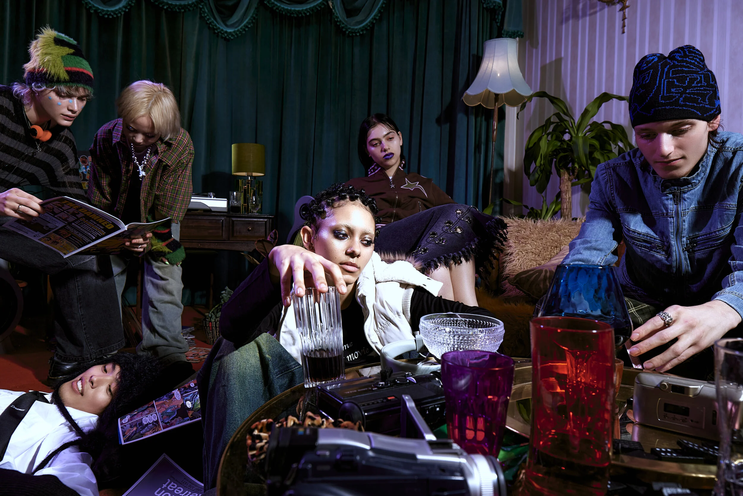 Set for Jaded LDN editorial shoot