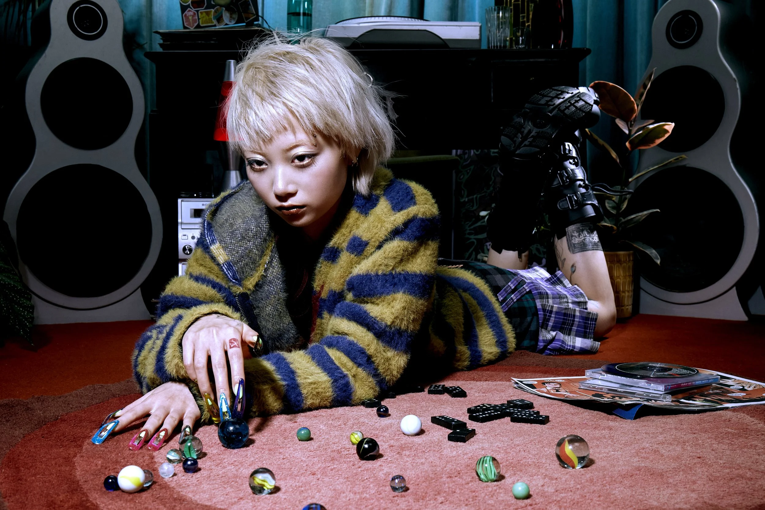 Set for Jaded LDN editorial shoot