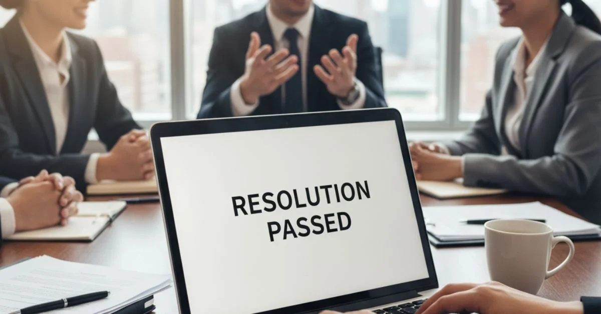 How to Pass a Resolution at a Board Meeting in Canada