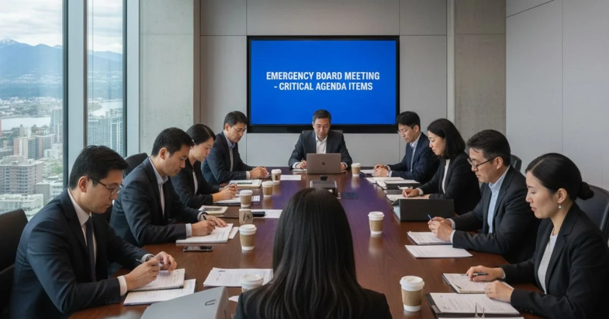 How to Call an Emergency Board Meeting for a Charity in Canada