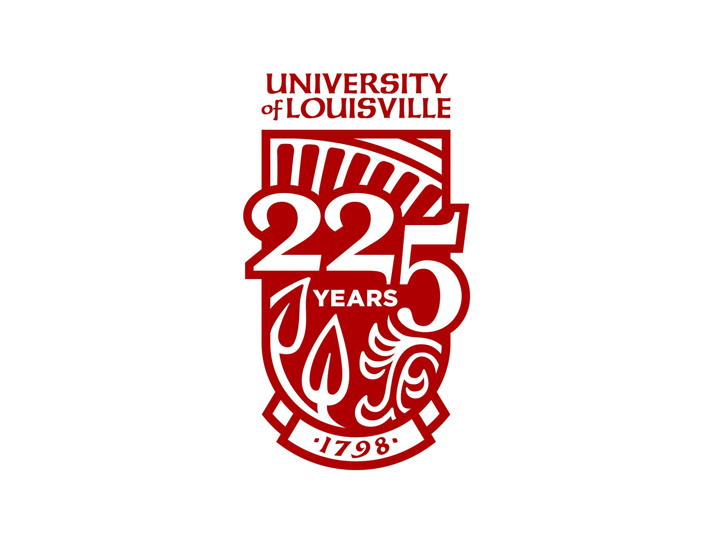 225th University of Louisville anniversary mark