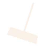 Broom lying on the floor