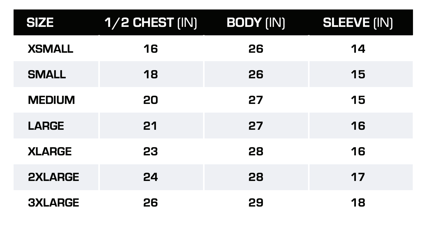 Girls Performance Shirts Size Chart .png