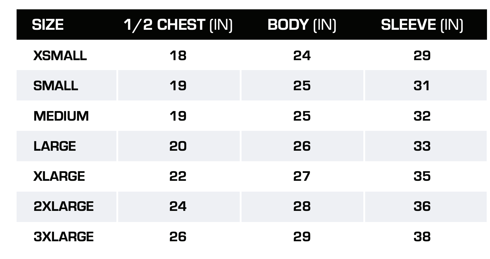 Girls Half Zip Size Chart .png