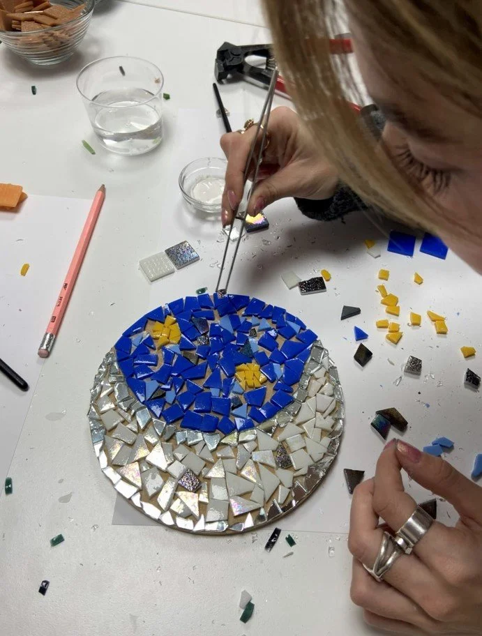 Taller de mosaico en Madrid, clase mosaico España