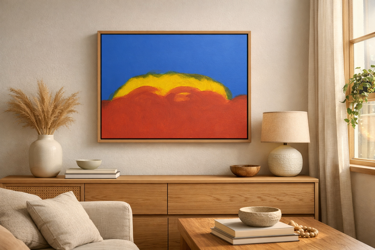 Blue Horizon painting by Devon Whyte