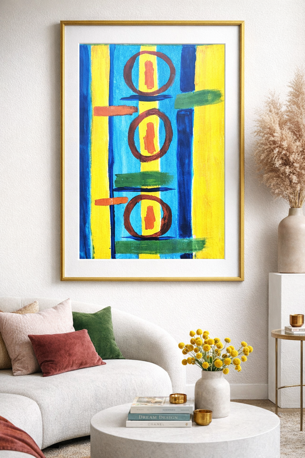 “Salute – Original 9×12 Abstract Acrylic Painting on Paper”