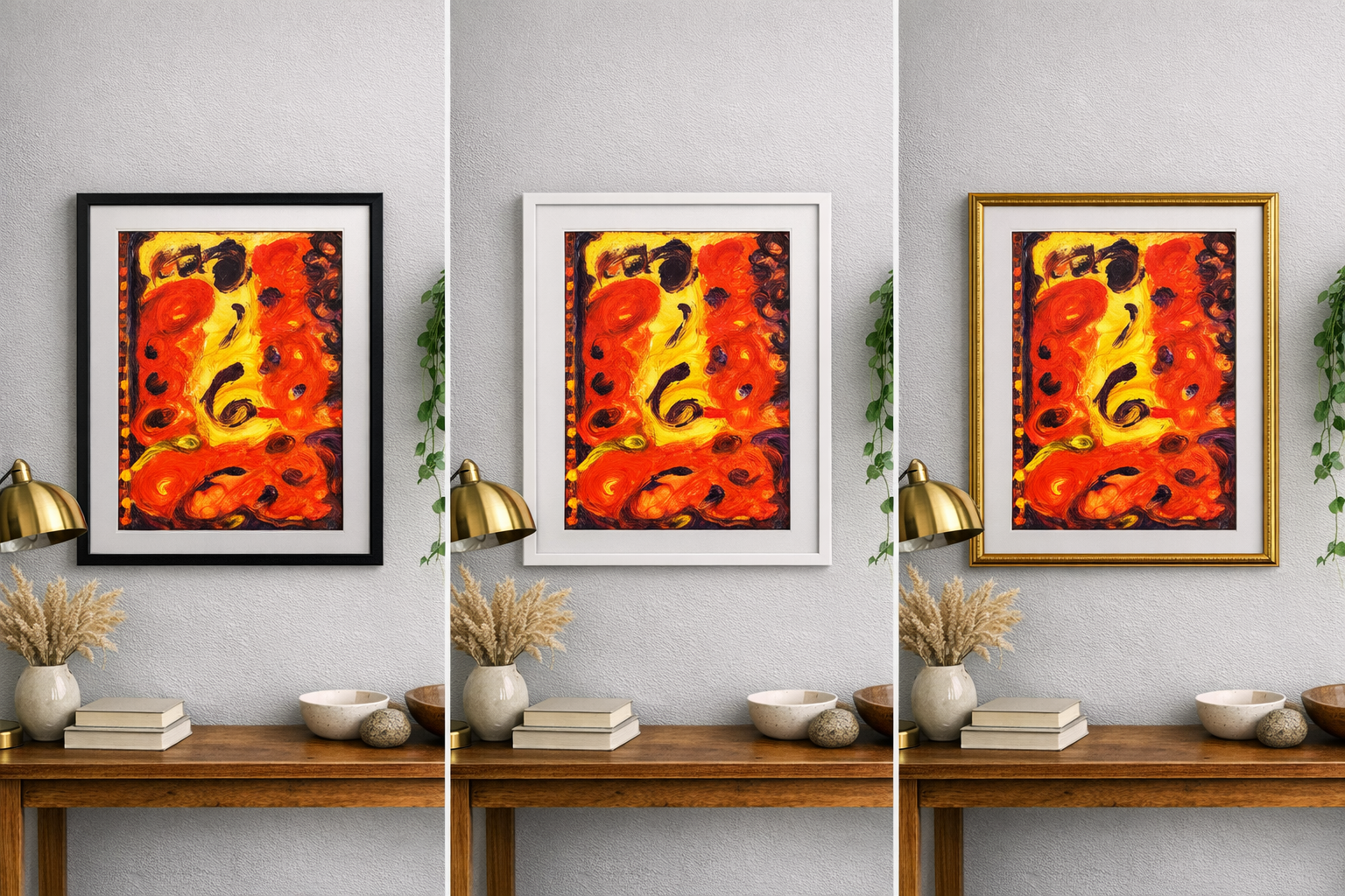 Inferno Dream framed trio.png