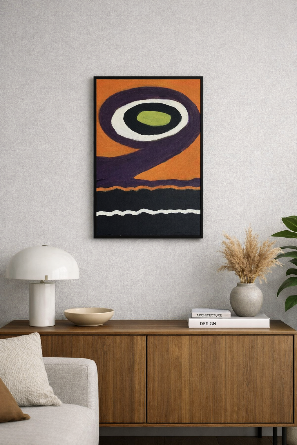 "Storm"- Limited Edition Abstract Art-Print 12x18 Framed- limited edition signed numbered