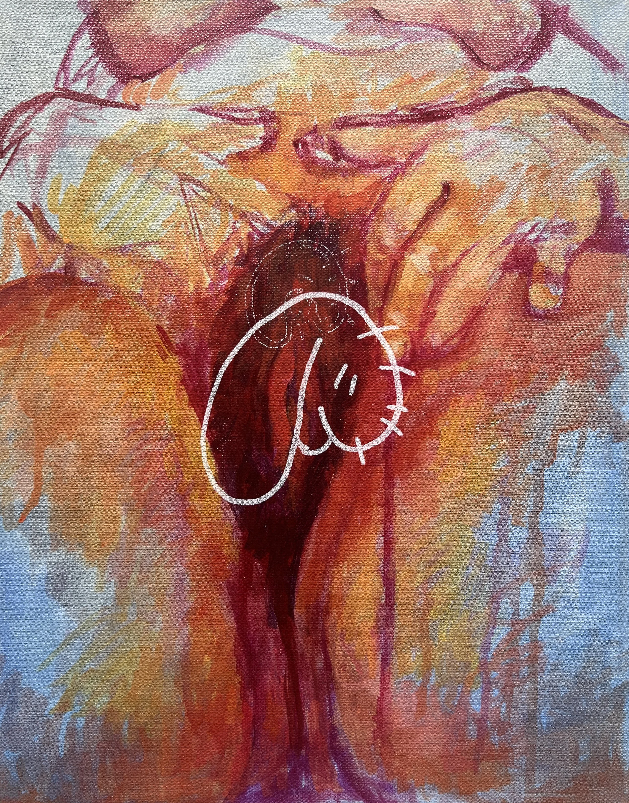 Teabagging |
Acrlic on canvas, 14 x 11"
2026