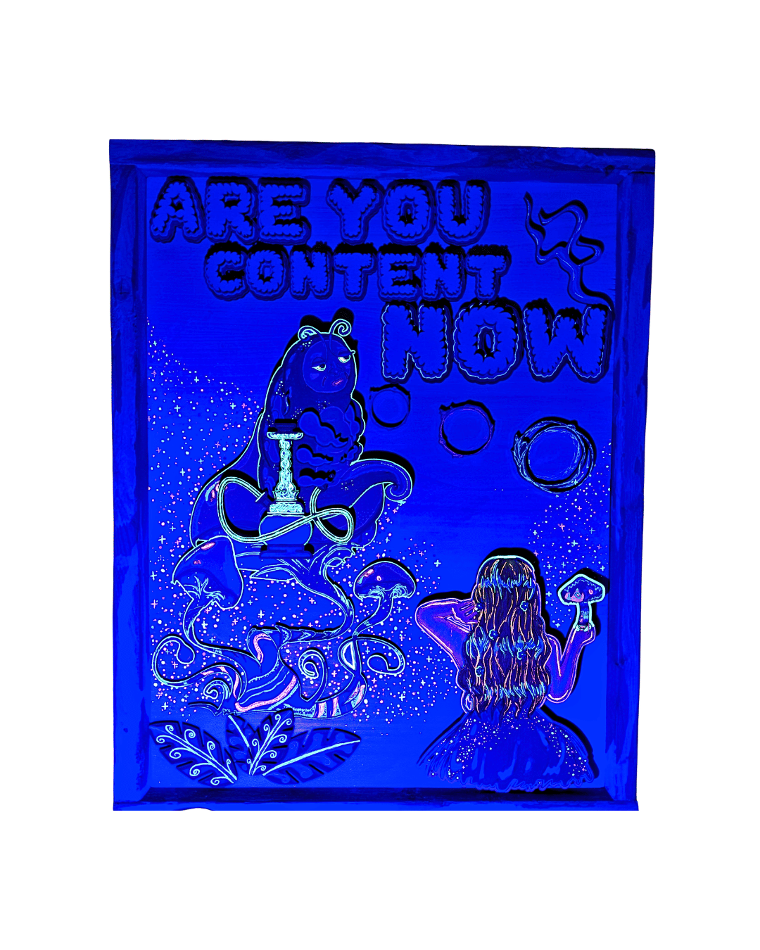glow in the dark alice in wonderland sign.png
