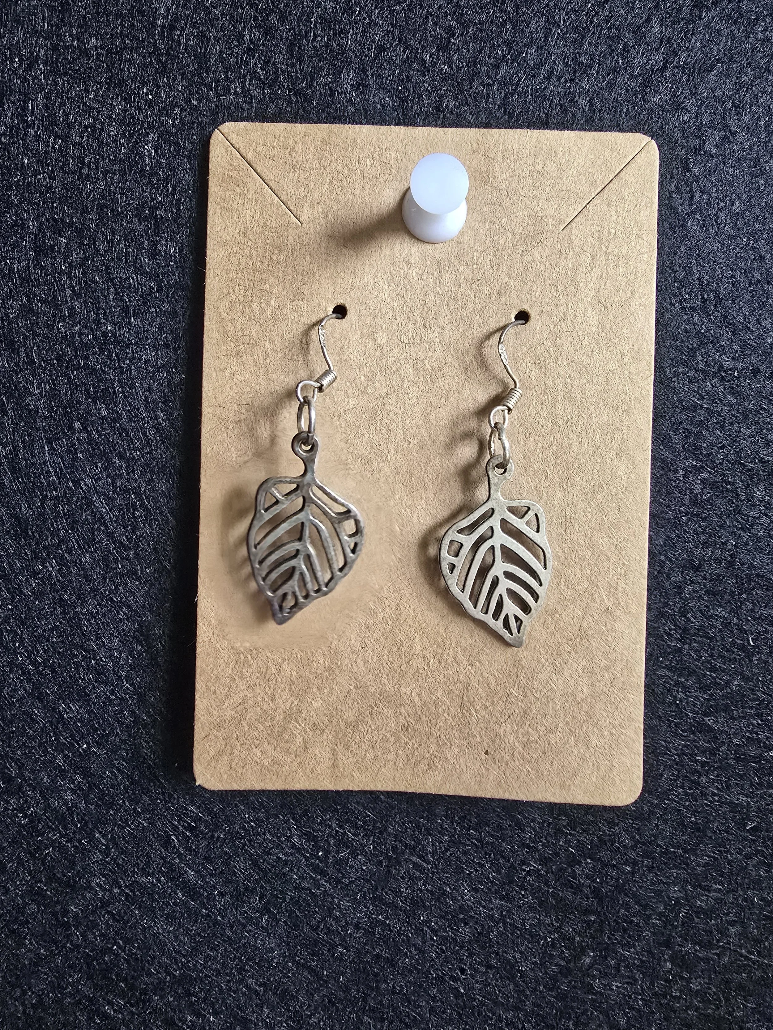 Silver Leaf earrings
