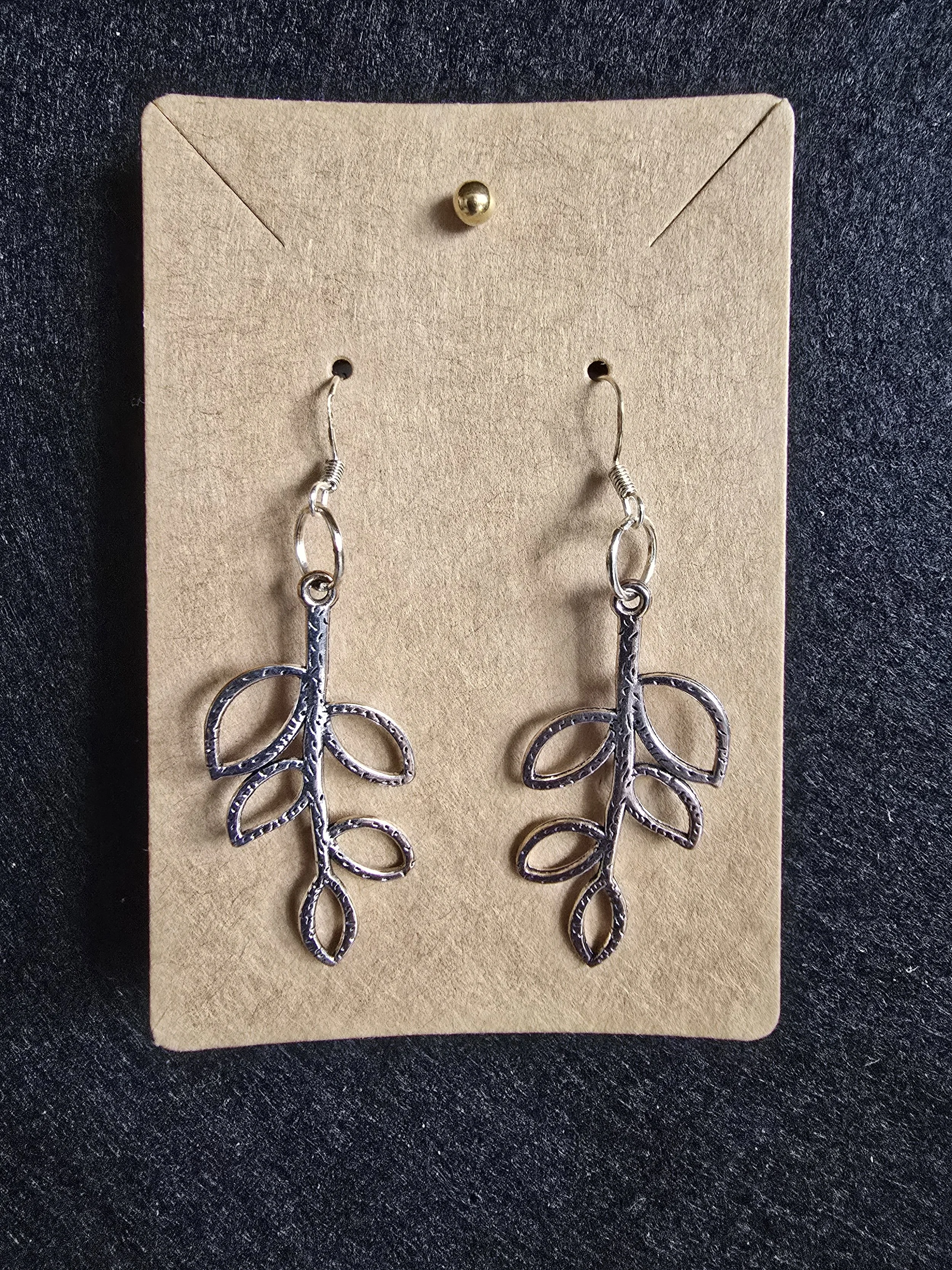 Silver Leaf earrings