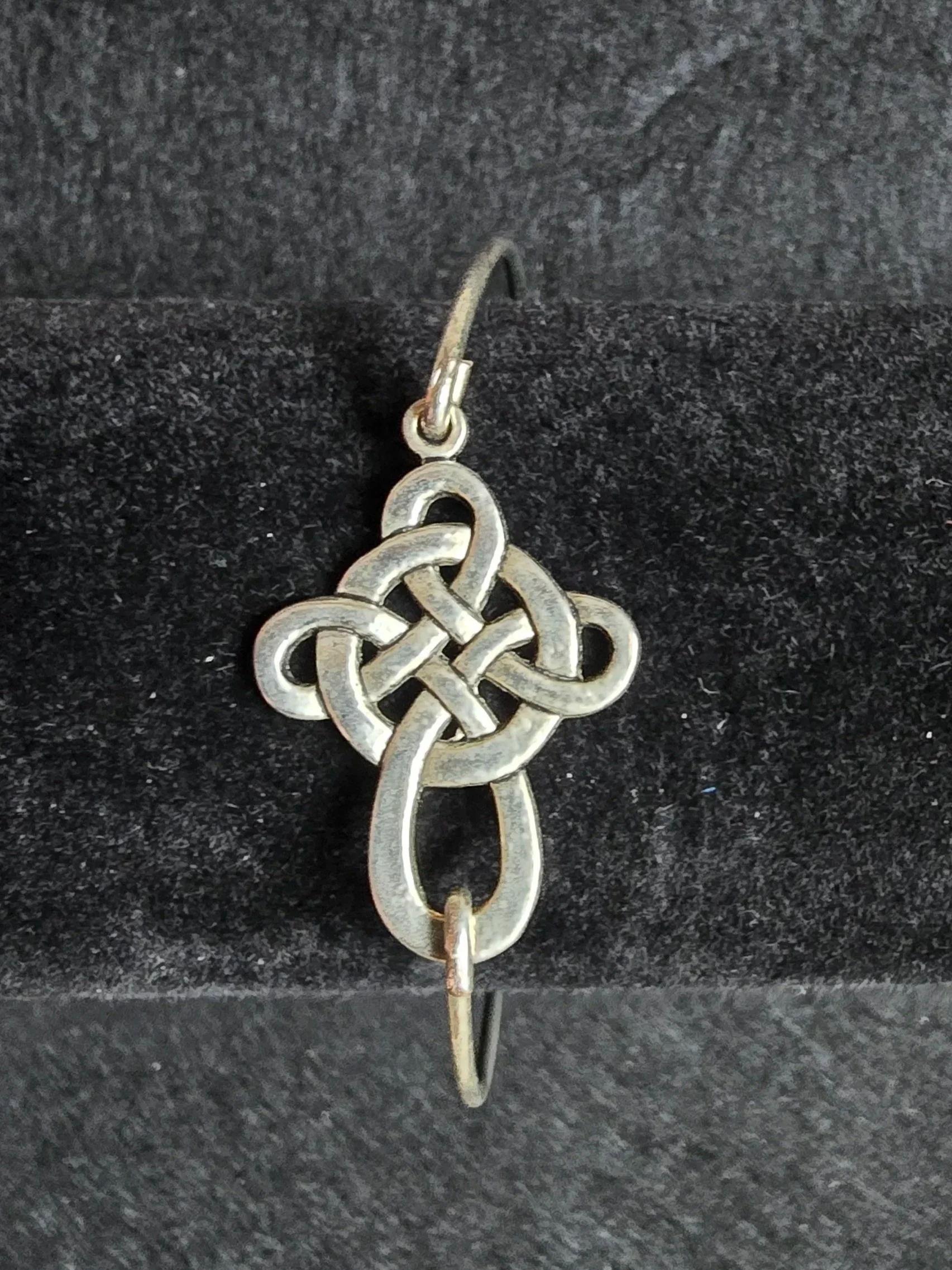 Handmade Celtic cross bangle