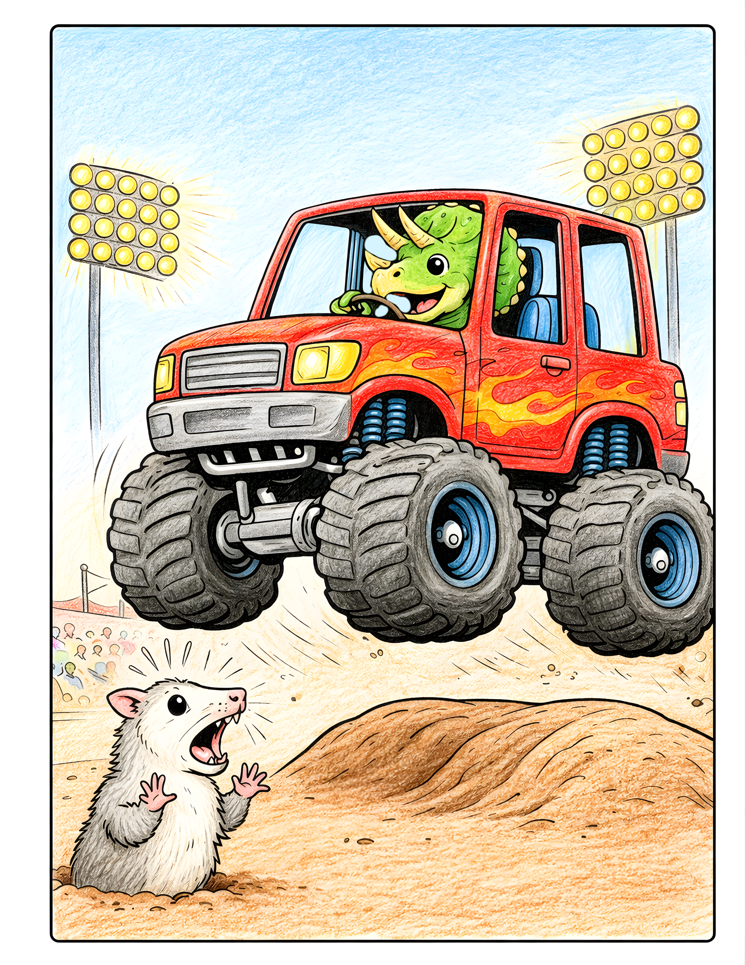 Free Digital Download - Dino Monster Truck